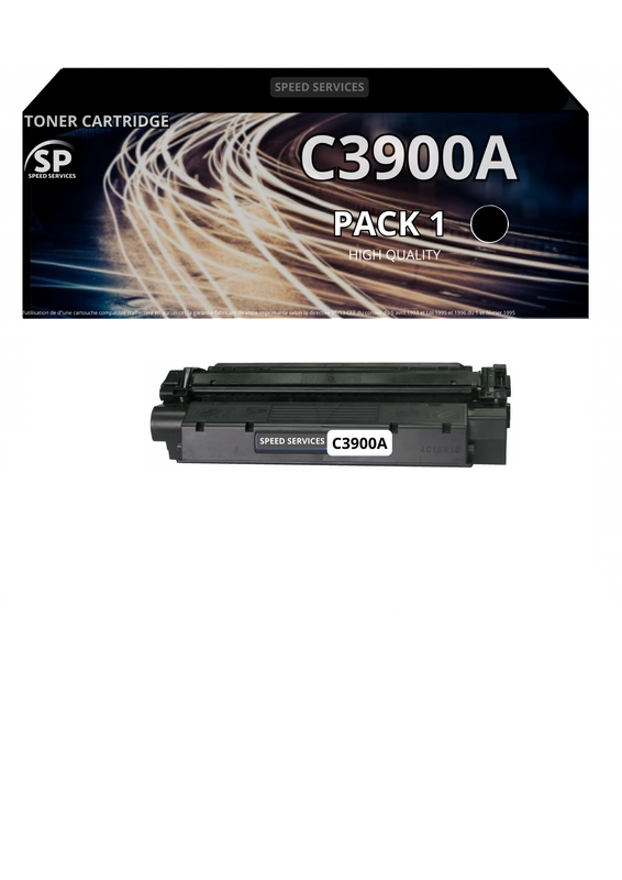 Toner C3900A 00A compatible pour CANON Noir x 1 - SPEED SERVICES HP LaserJet 4 MV|HP LaserJet 4 V