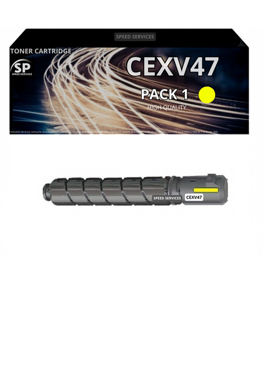 Toner MP C6300 MPC6300 compatible pour Ricoh YELLOW x 1 - SPEED SERVICES Lanier MP C 4503|Lanier MP C 4503 Series|Lanier MP C 4503 SP|Lanier MP C 4503 SP TE|Lanier MP C 4504|Lanier MP C 4504 Ex Te|Lanier MP C 4504 Series|Lanier MP C 4504 Sp|Lanier MP C 5